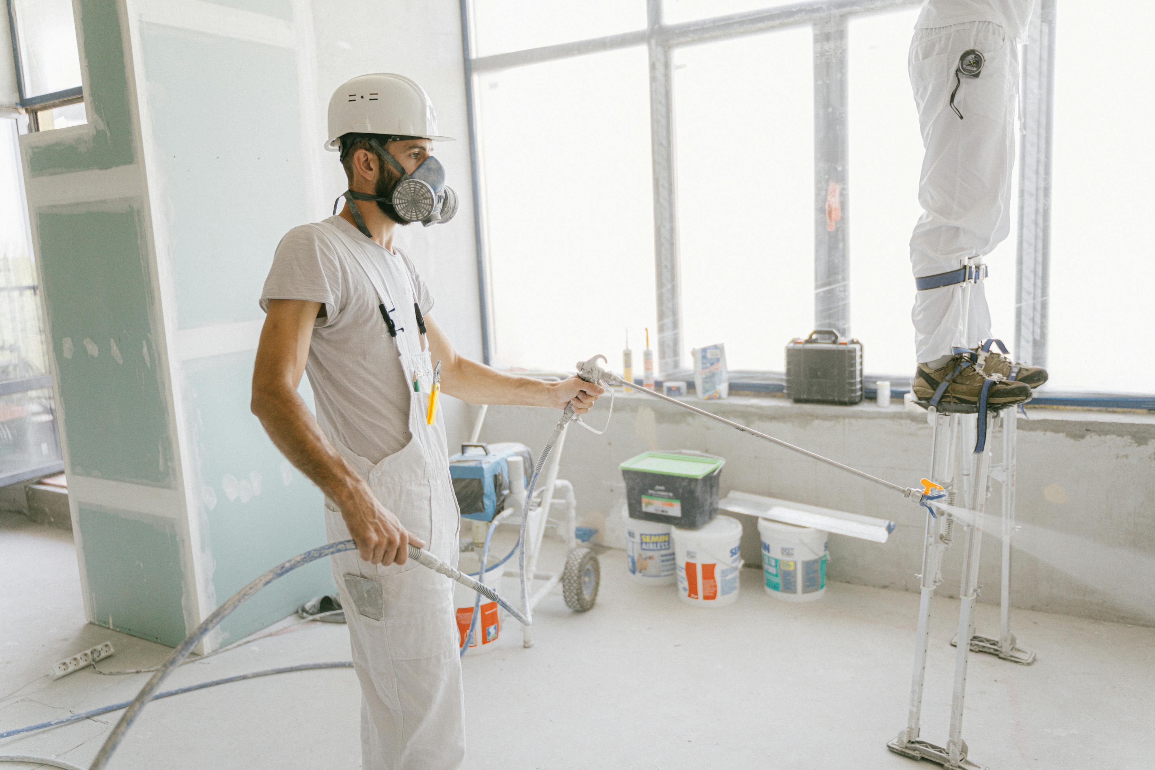 Striekanie interiéru technológiou AIRLESS